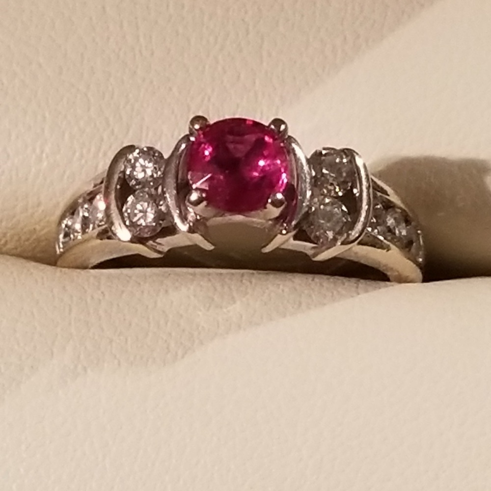 Natural Ruby And Diamond Ring - image 5